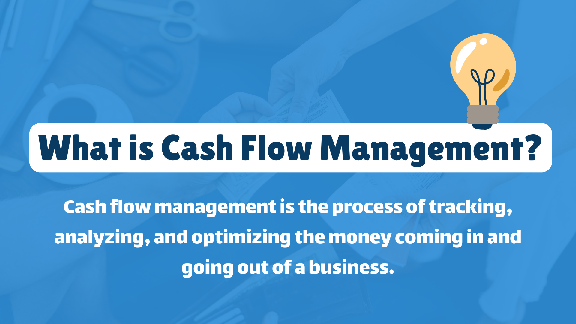 Cash Flow Management